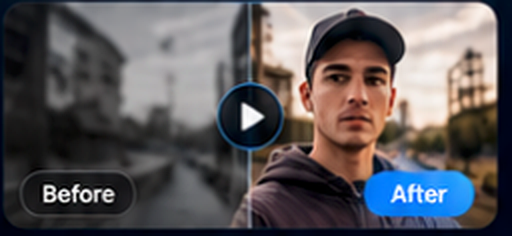 Jake R. AdCut AI before and after video comparison