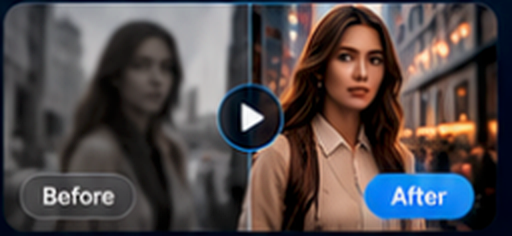 Sara K. AdCut AI before and after video comparison